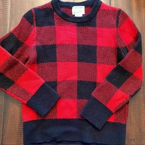 Crewcuts Kids buffalo plaid sweater